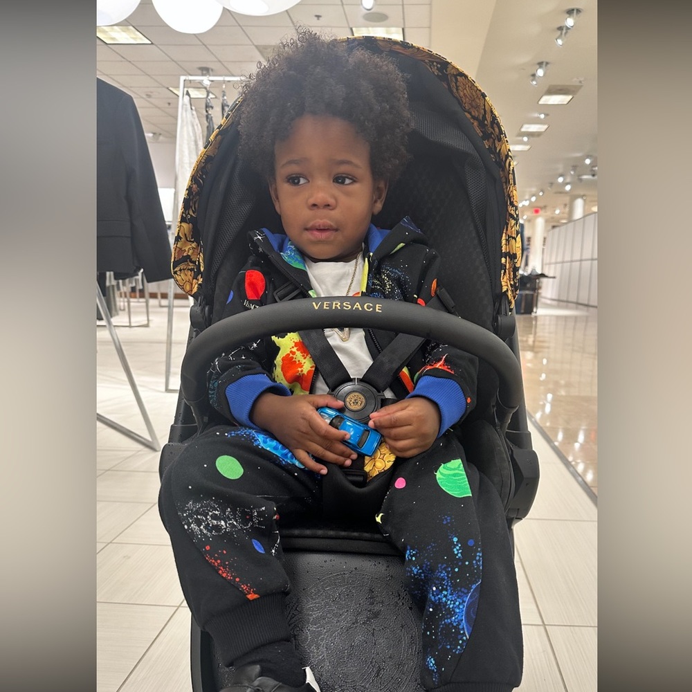 Versace Kids 3-piece Galaxy Print Track Suit